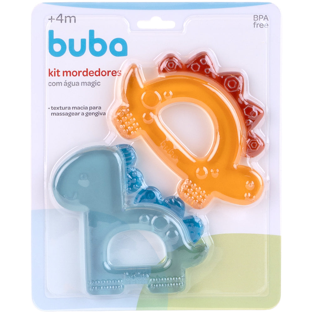 Kit Mordedores com Agua, Magic Dino - Buba