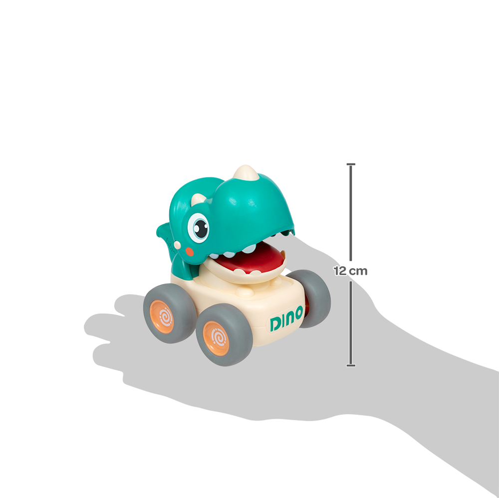 Carrinho Dino com Fricção e Apito - Buba