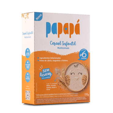Cereal Infantil: Multicereais, Caixa, 170g - Papapá