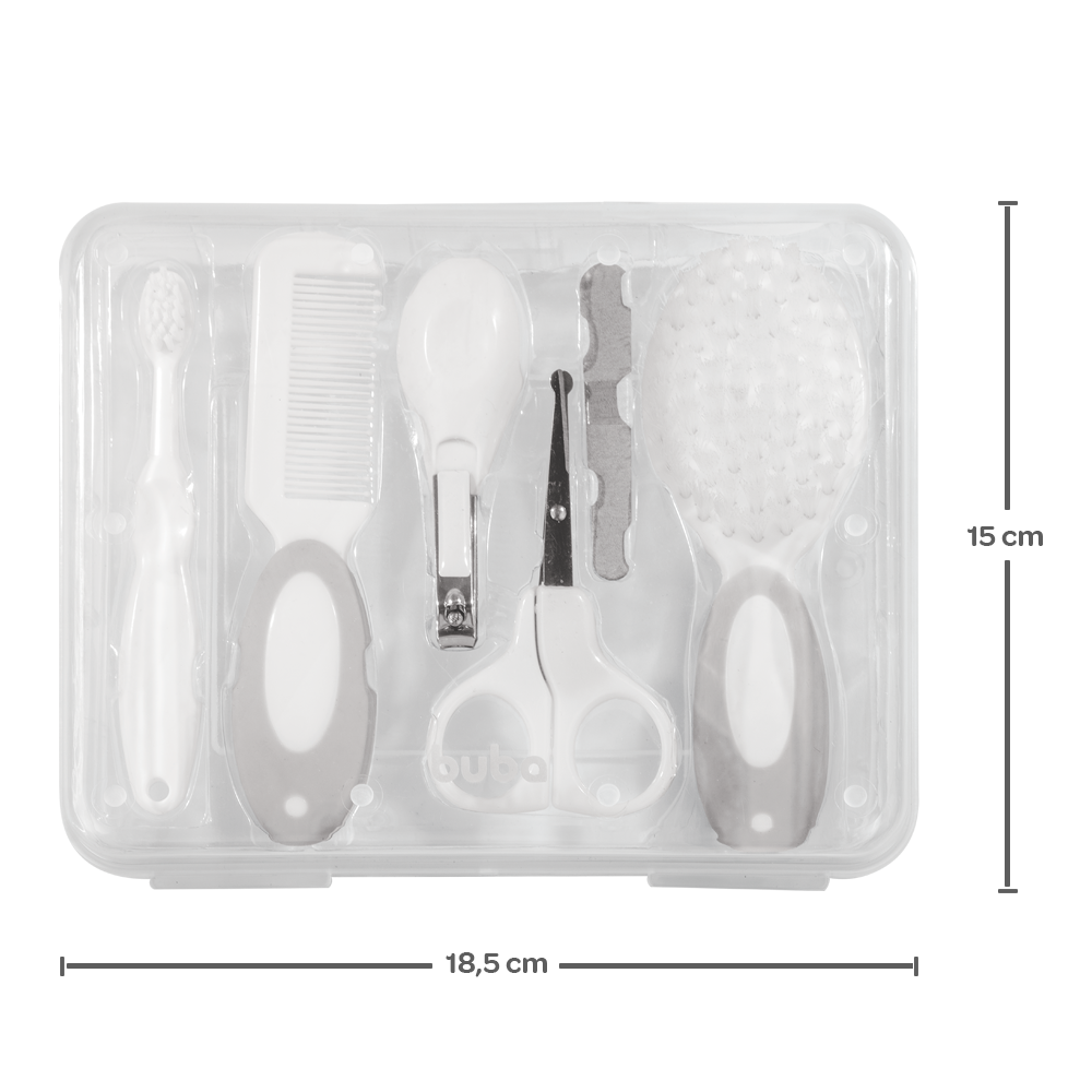 Kit Cuidados com Estojo - Cinza