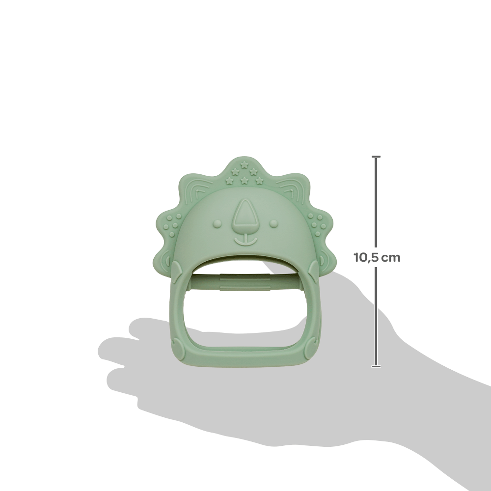 Mordedor Mãozinha em Silicone Buba - Verde