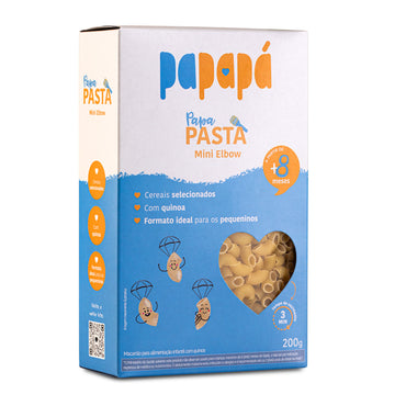 Macarrão Infantil PapaPasta: Mini Elbow com Quinoa, 200g - Papapá