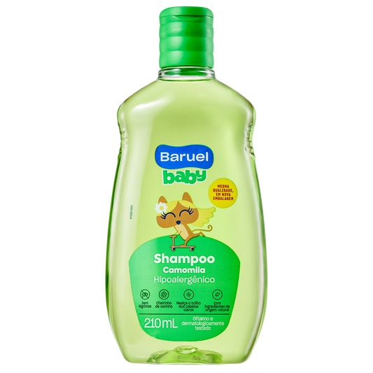 Shampoo Camomila, 210ml - Baruel Baby