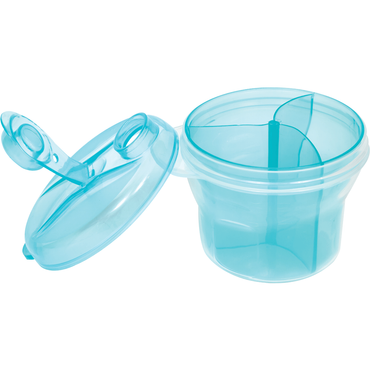 Pote para Leite em Pó com Divisória - Azul