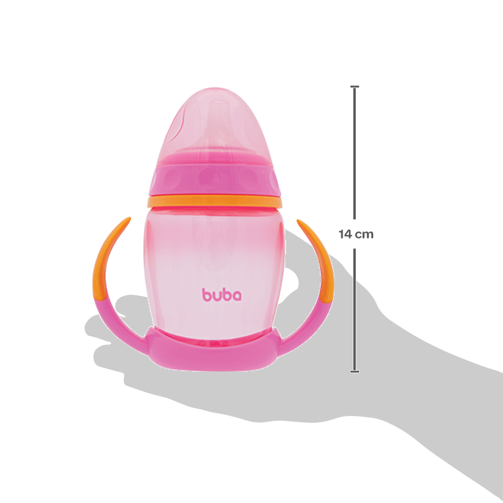 Copo de Treinamento C/ Alca Removível - Rosa