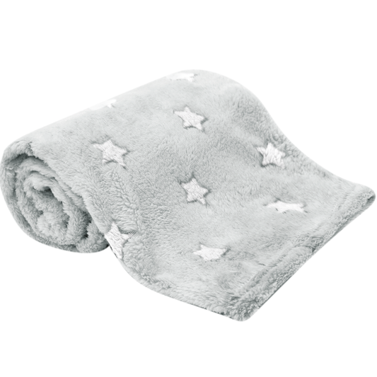 Mantinha Estrelinhas - Cinza