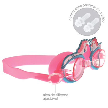 Oculos de Natação, Unicórnio - Buba