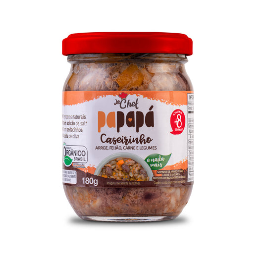 La Chef Caseirinho: Arroz, Feijão, Carne e Legumes, 180g - Papapá
