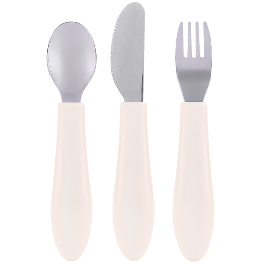 Kit 3 Talheres, Buba Zoo, Off White - Buba
