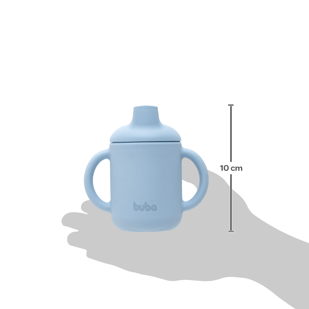 Copo de Silicone, Azul - Buba