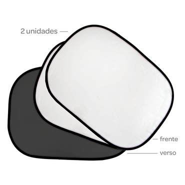Kit 2 Protetores Solares para Carro Blackout - Buba