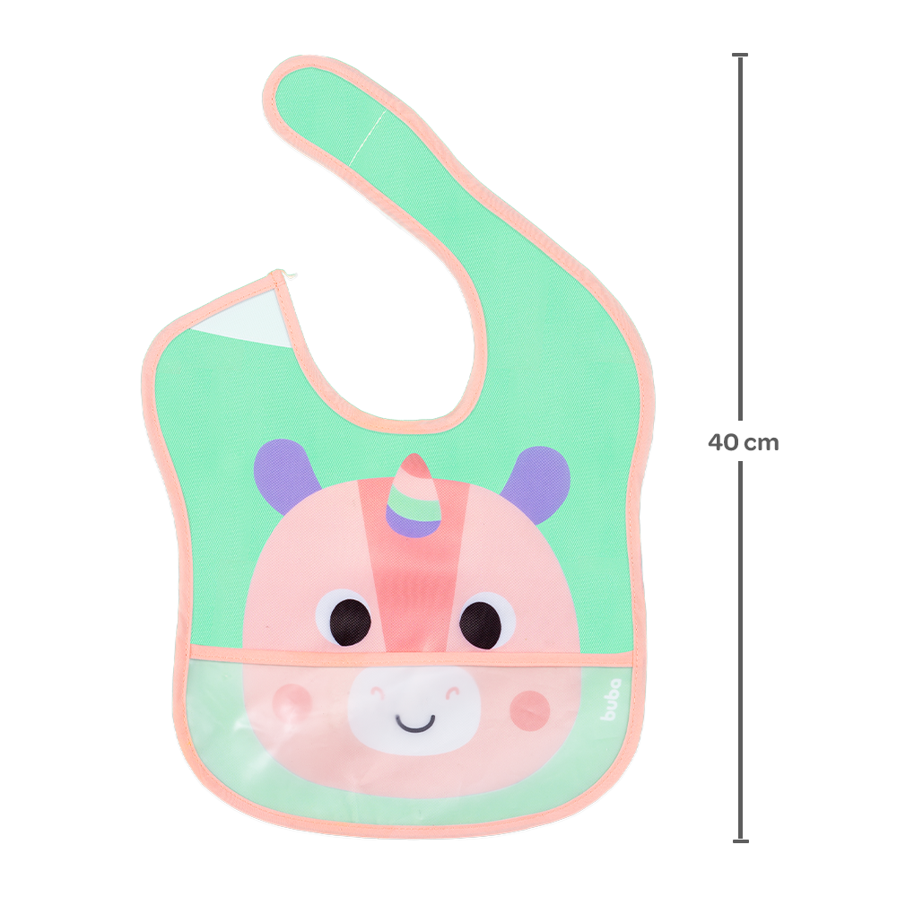 Babador com Bolso Buba Zoo - Unicórnio