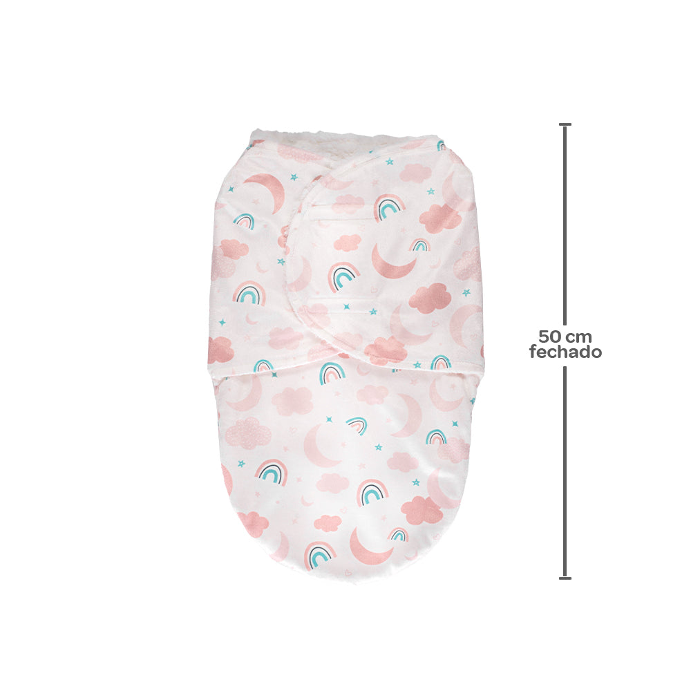 Saco de Dormir Super Soft Estampado, Rosa - Buba