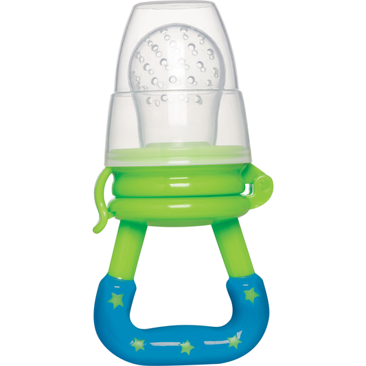 Porta-Frutinhas com Sugador em Silicone - Azul