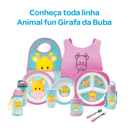 Garrafinha de Aluminio Animal Fun - Girafa