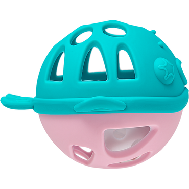 Mordedor Baleia Rosa em Silicone - Buba