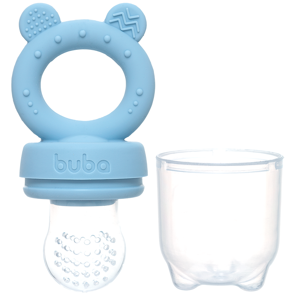 Porta-Frutinhas em Silicone Ursinho Azul - Buba