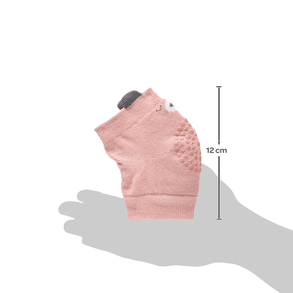 Joelheira Antiderrapante, Urso Rosa - Buba