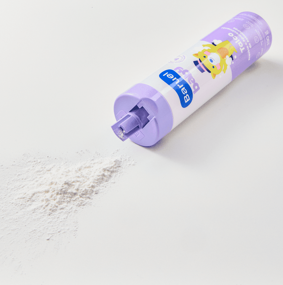Talco (Previne Assaduras), 100g - Baruel Baby