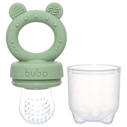 Porta-Frutinhas em Silicone Ursinho Verde - Buba