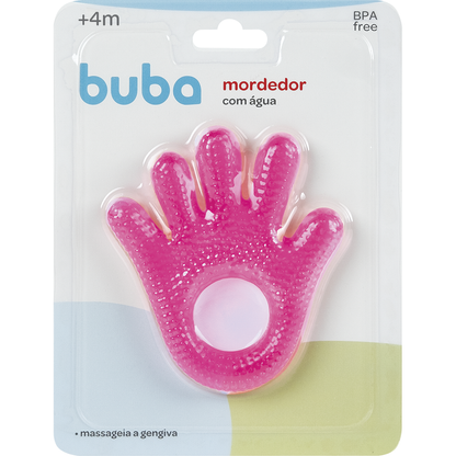Mordedor com Agua Mãozinha - Rosa