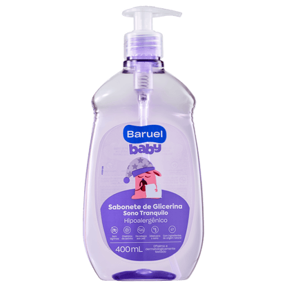 Sabonete Liquido Sono Tranquilo, 400ml - Baruel Baby