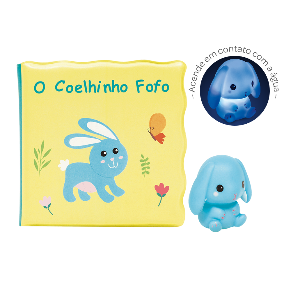 Livrinho de Banho, O Coelhinho Fofo + Coelhinho - Buba