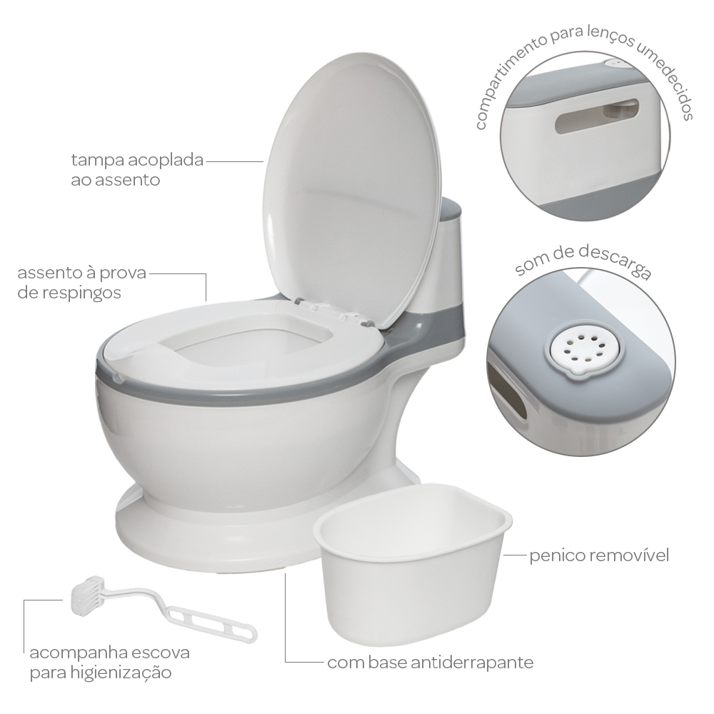 Vaso Sanitario Infantil com Som