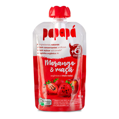 Papinha Maçã e Morango