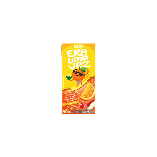 Bebida Era Uma Vez: Laranja, 200ml - Papapá