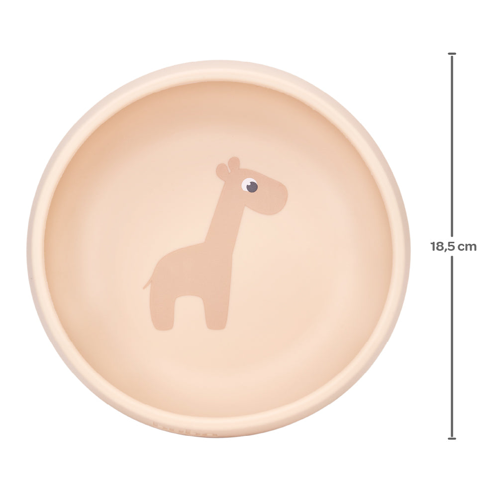 Bowl em Silicone com Ventosa Bege, Cloudy - Buba