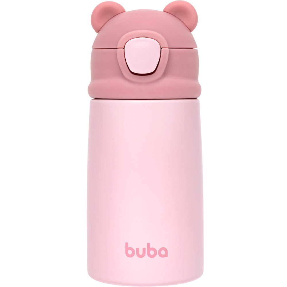 Copo Termico Parede Dupla Ursinho - Rosa
