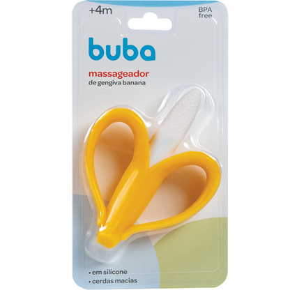 Massageador de Gengiva Banana - Amarela