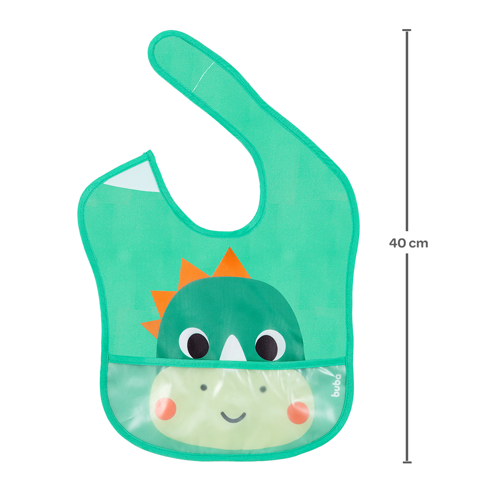 Babador com Bolso Buba Zoo - Dino