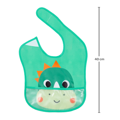 Babador com Bolso Buba Zoo - Dino
