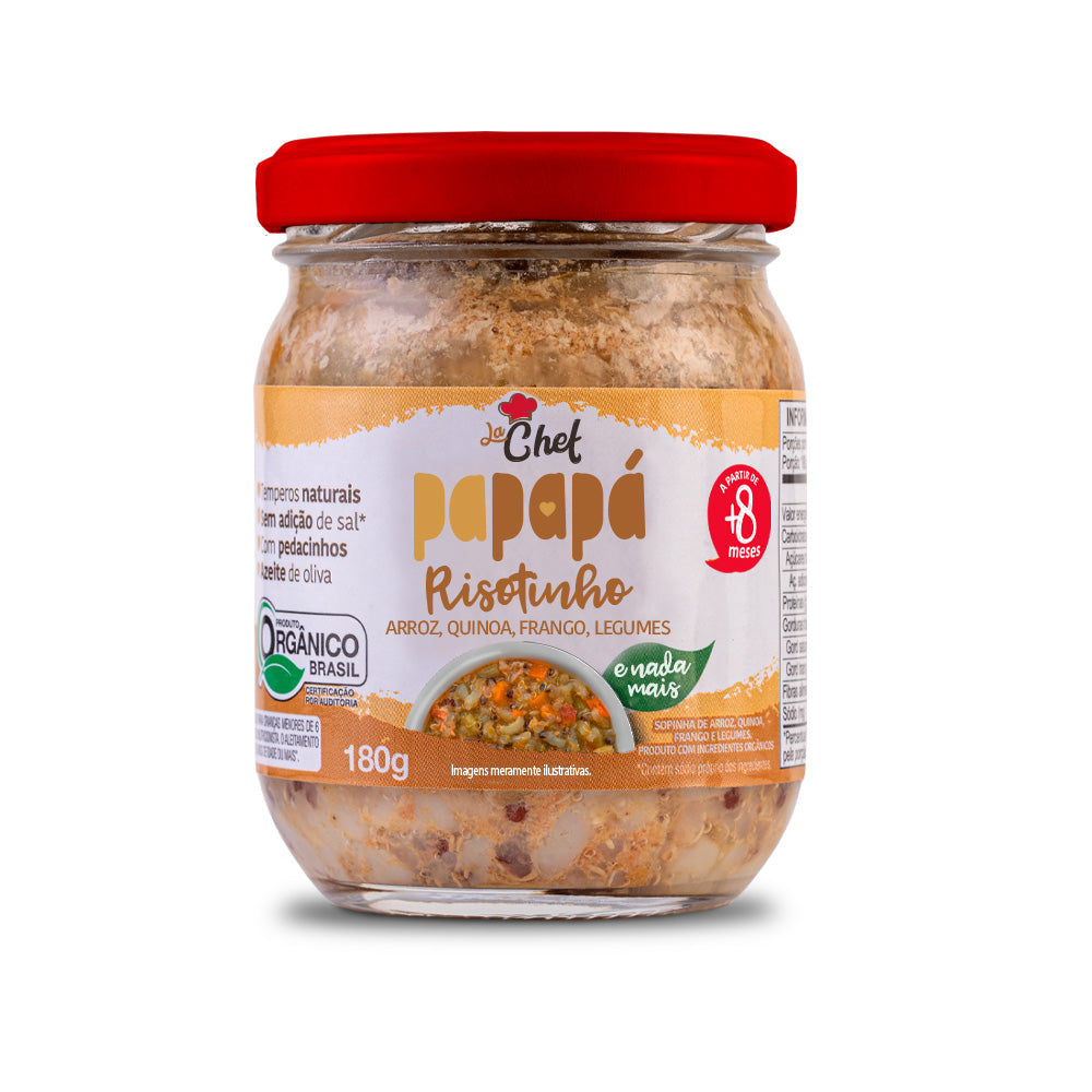 La Chef Risotinho: Arroz, Quinoa, Frango e Legumes, 180g - Papapá