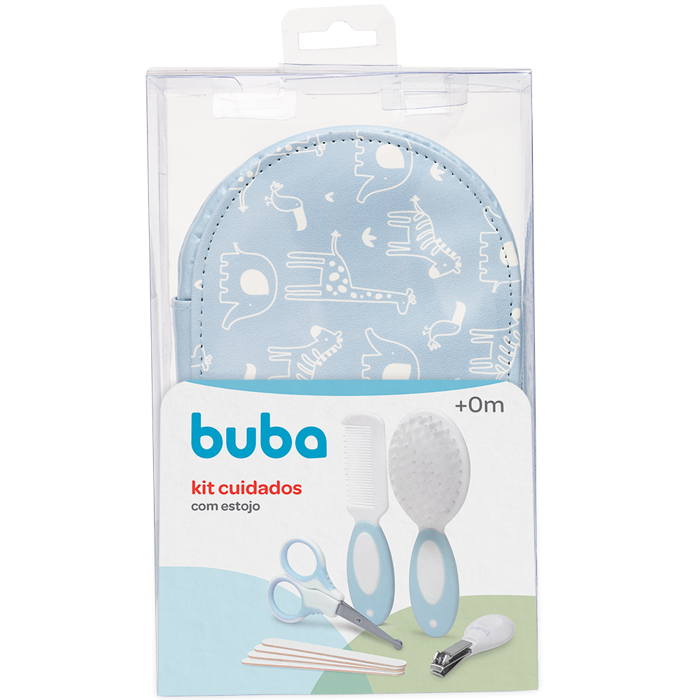 Kit Cuidados com Estojo, Azul - Buba