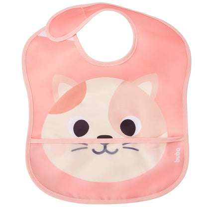 Babador com Bolso, Buba Zoo Gato - Buba