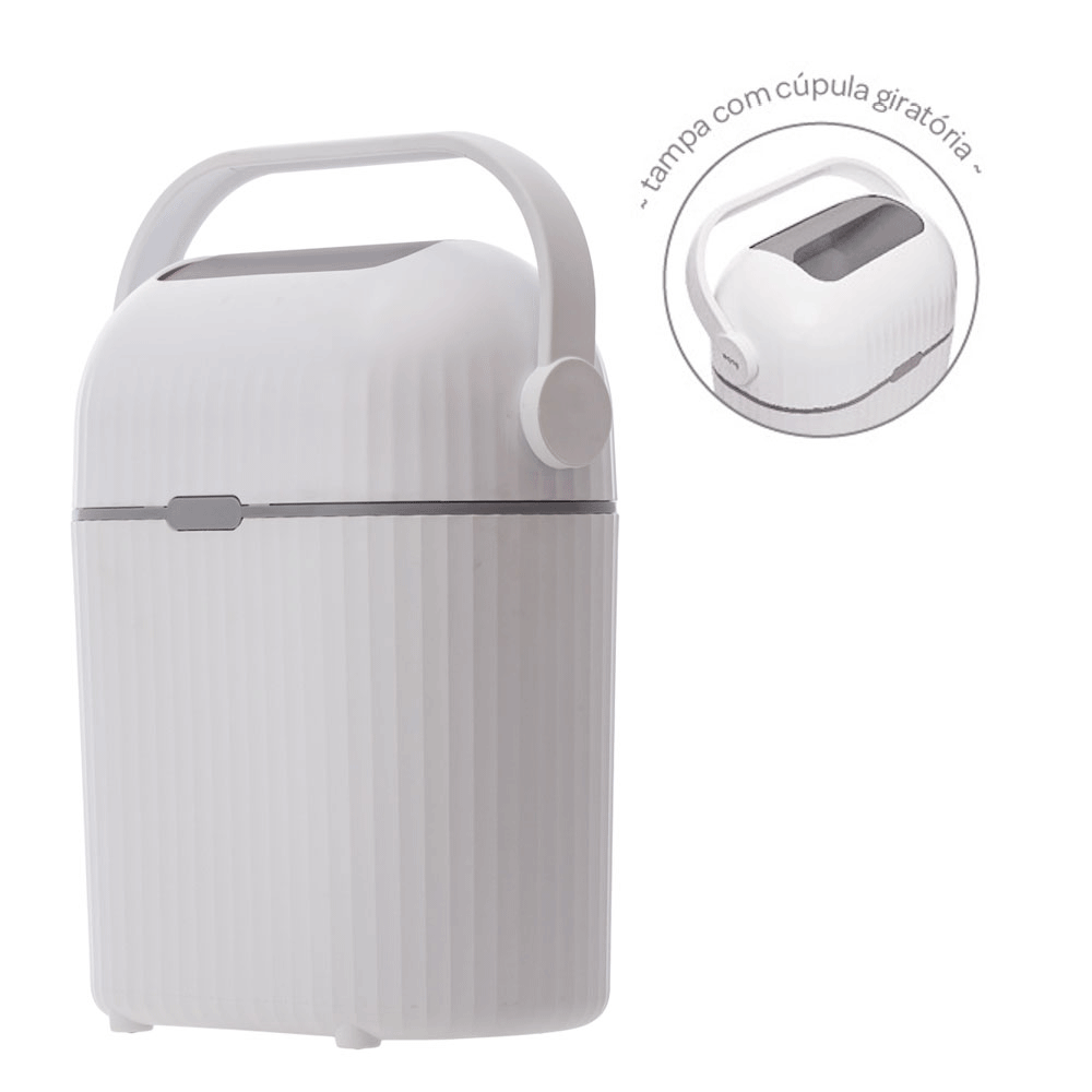 Lixeira Antiodor Buba - Branca