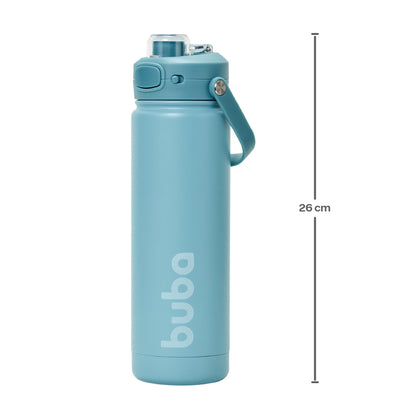 Copo Termico Parede Dupla, 600ml, Verde - Buba