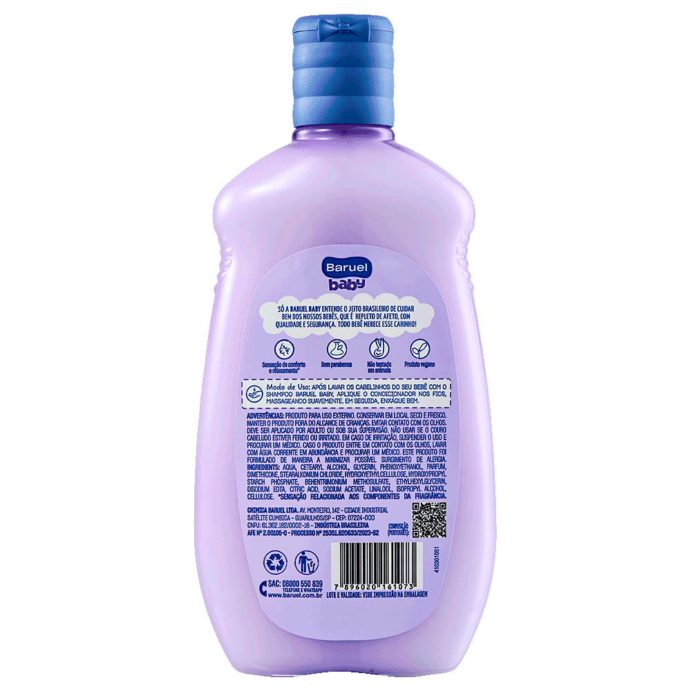 Condicionador Sono Tranquilo, 120ml - Baruel Baby
