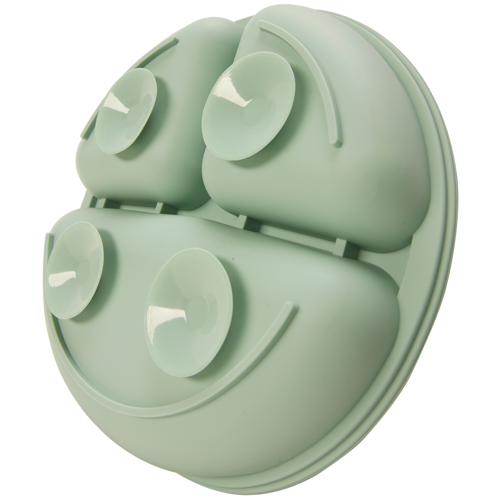 Pratinho em Silicone com Ventosa - Verde