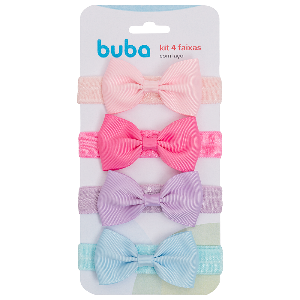 Kit 4 Faixas com Laço Buba (modelo 1)
