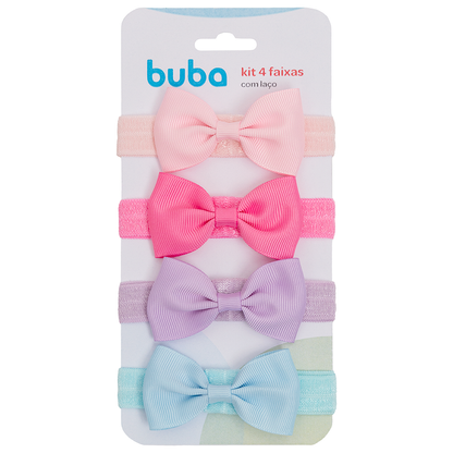 Kit 4 Faixas com Laço Buba (modelo 1)