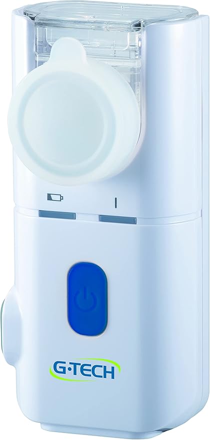 Nebulizador/Inalador de Rede Vibratoria NEBMESH2, Portátil, Branco - GTECH