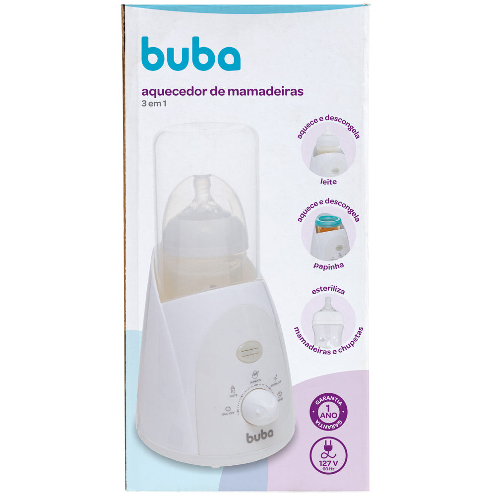 Aquecedor de Mamadeiras 3 em 1, 127v - Buba