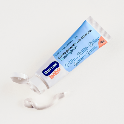 Creme Preventivo de Assaduras com Oleo de Amendoas, 45g - Baruel Baby