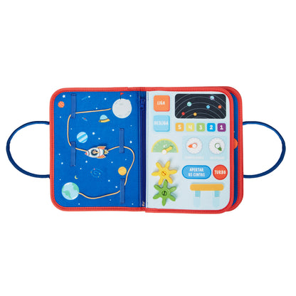 Livro de Atividades em Feltro, Astronauta - Buba