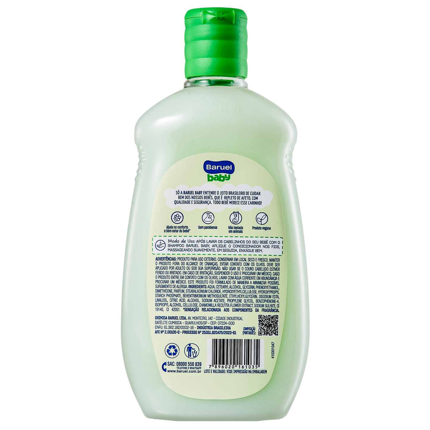 Condicionador Camomila, 120ml - Baruel Baby