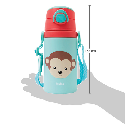 Garrafinha de Aluminio Animal Fun - Macaco
